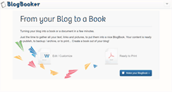 Desktop Screenshot of blogbooker.com