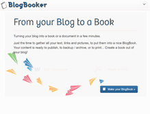 Tablet Screenshot of blogbooker.com